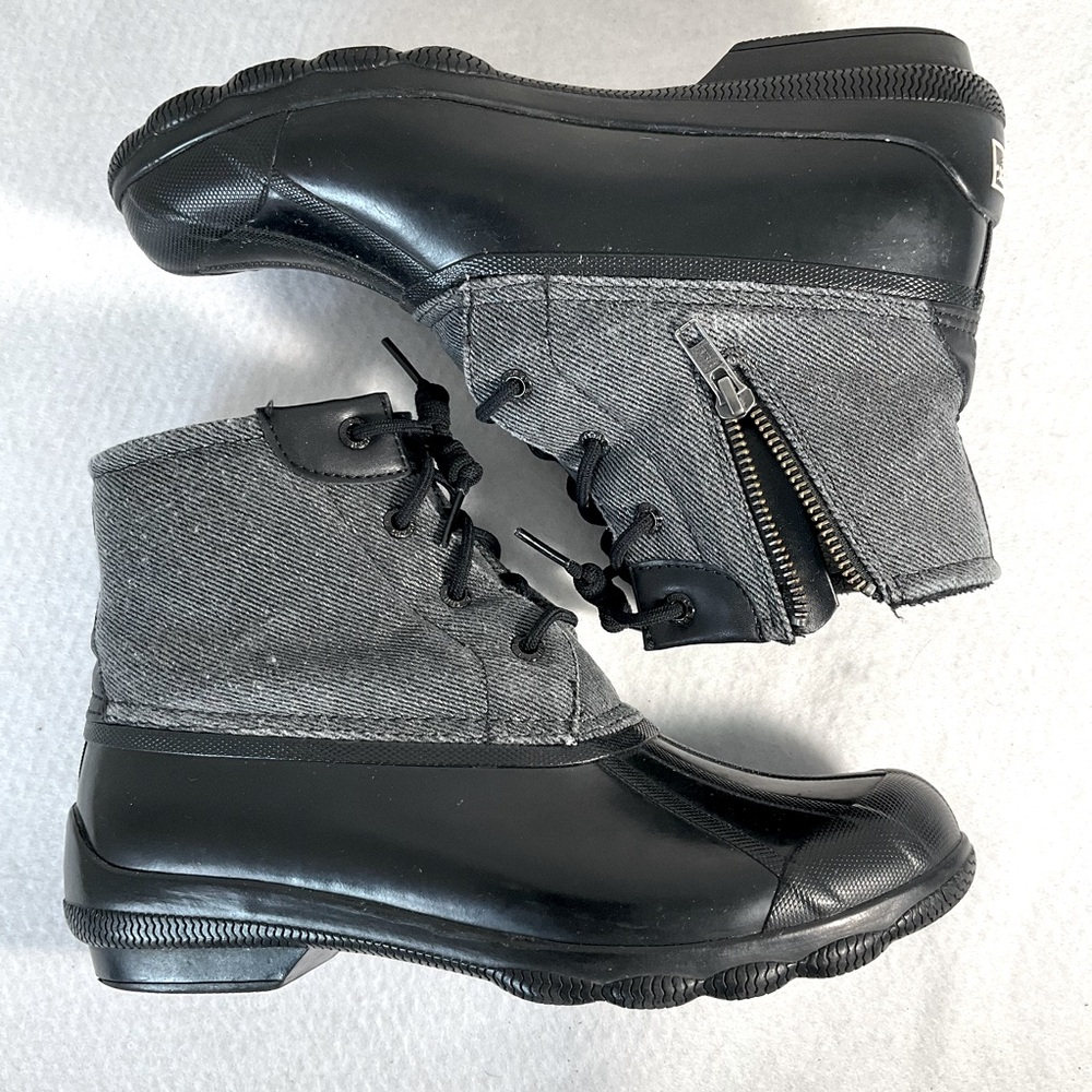 SPERRY TOP-SIDER Syren Duck Boots Women’s Black 8.5